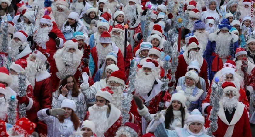 В Саранске 25 декабря состоится парад Дедов Морозов и Снегурочек