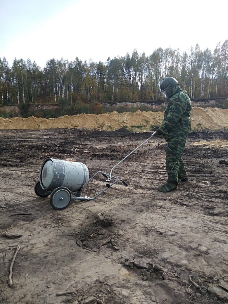 В Мордовии взрывотехники Росгвардии уничтожили гранату, которую нашел подросток в лесу
