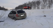 В Краснослободском районе водитель «ВАЗ» вылетел в кювет