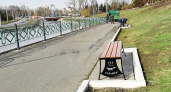 В Саранске начали установку скамеек с символом города