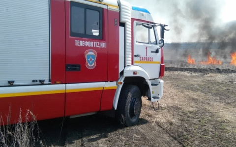 Четвертый класс пожарной опасности объявлен в шести районах Мордовии