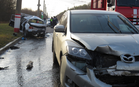 Страшное ДТП на Лямбирском шоссе в Саранске: один человек погиб, еще один в больнице