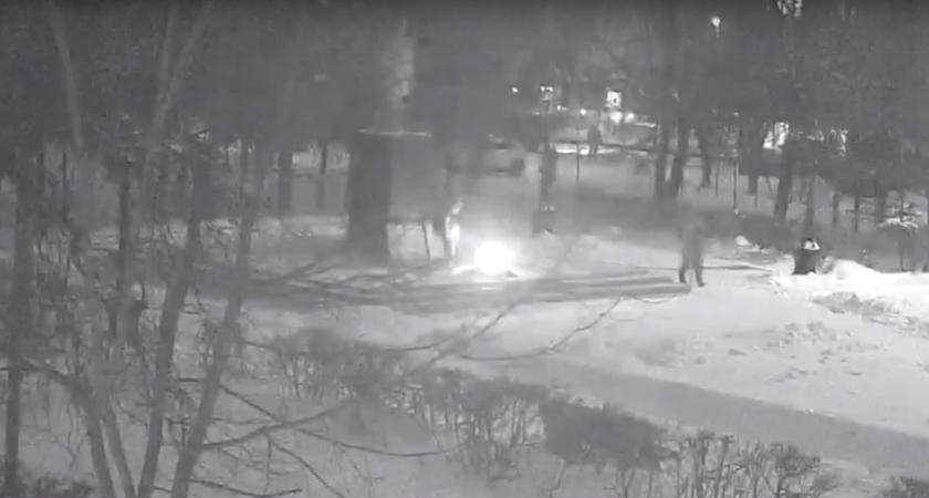 В Мордовии школьник бросил снежок в Вечный огонь и потушил его