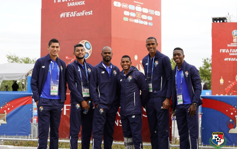 Футболисты сборной Панамы посетили Фестиваль болельщиков в Саранске