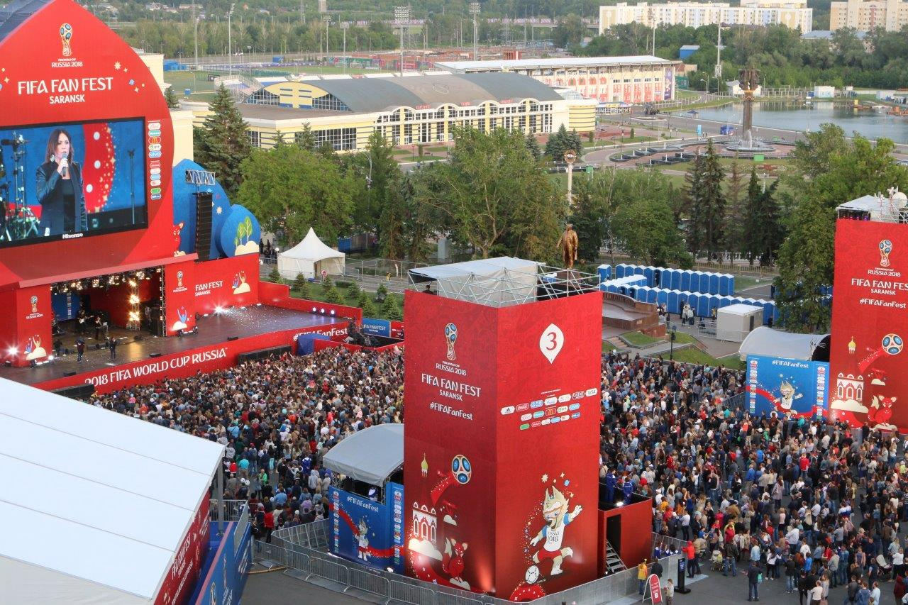 Гости и жители Саранска смогут увидеть матч «Россия - Саудовская Аравия» на большом экране