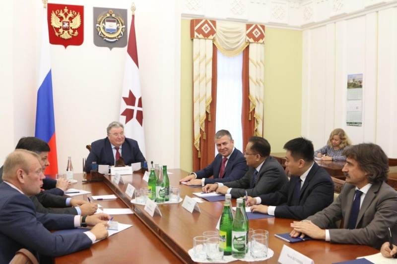 Глава Мордовии встретился с представителями китайской провинции Шаньдун