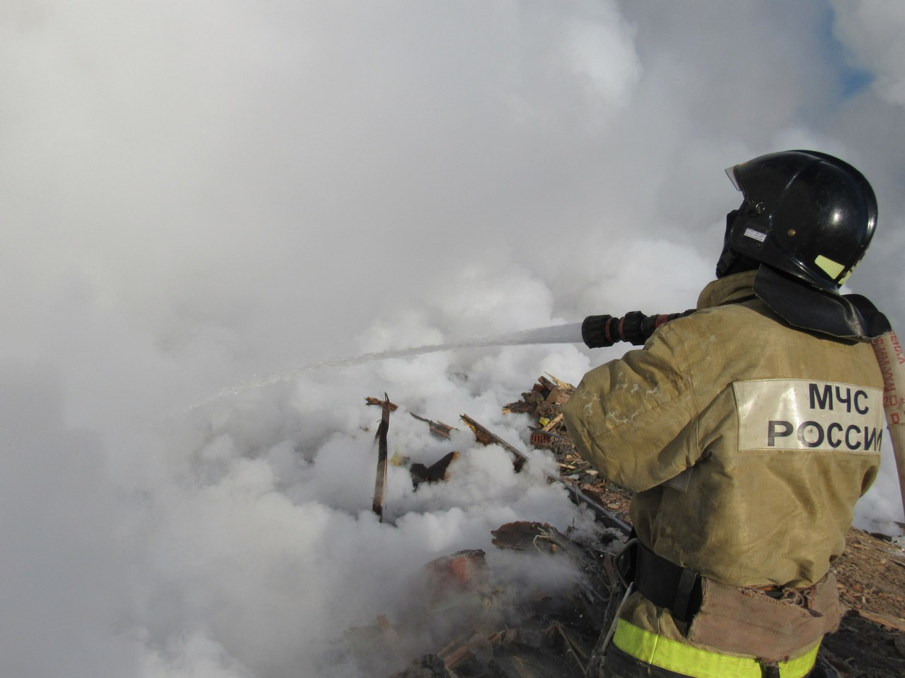 В Мордовии горел жилой дом: пострадал один человек