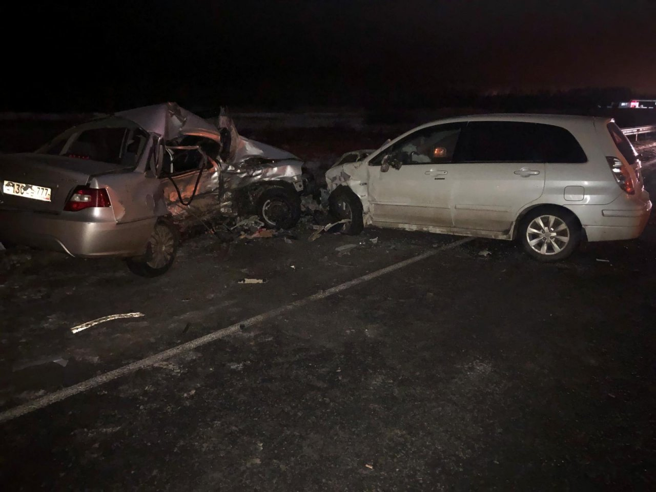 Тройное ДТП на трассе в Мордовии: один человек погиб, двое пострадали