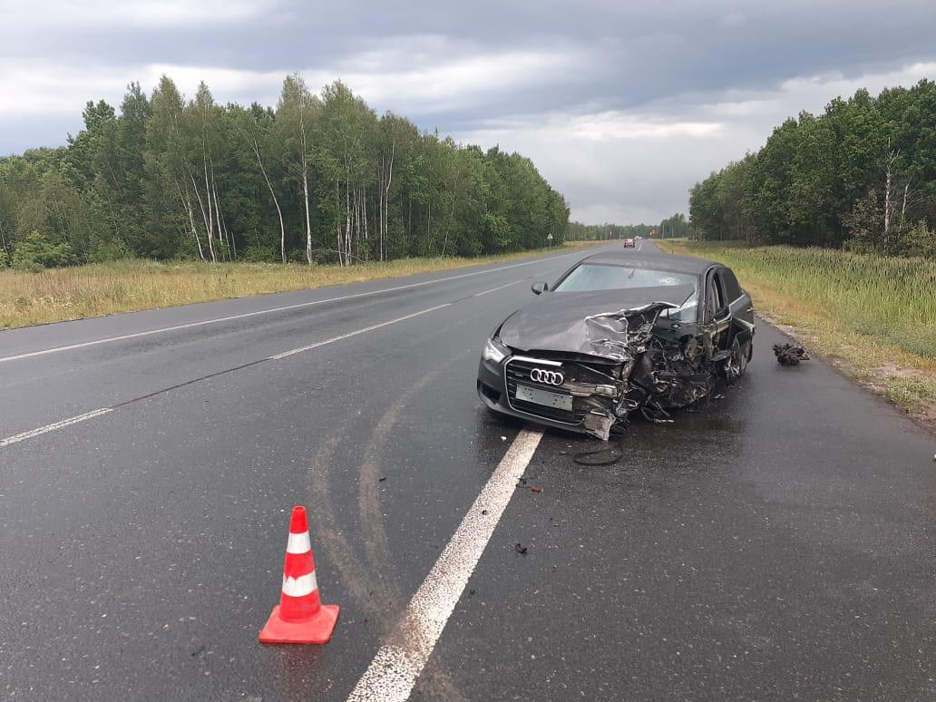 Водитель из Мордовии попал в серьезное ДТП под Рязанью