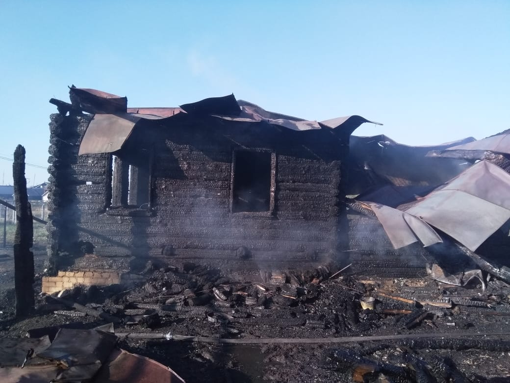 Пожар в Мордовии: молодой человек получил ожоги