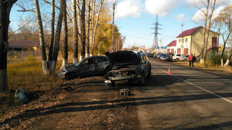 В Мордовии лихач выехал на «встречку» и устроил ДТП: три человек пострадали