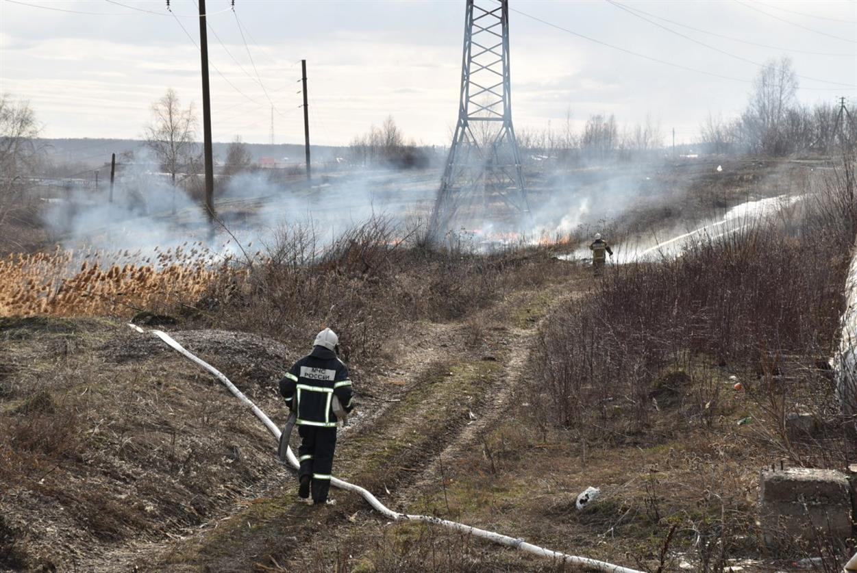В Мордовии произошло уже 28 возгораний сухой травы
