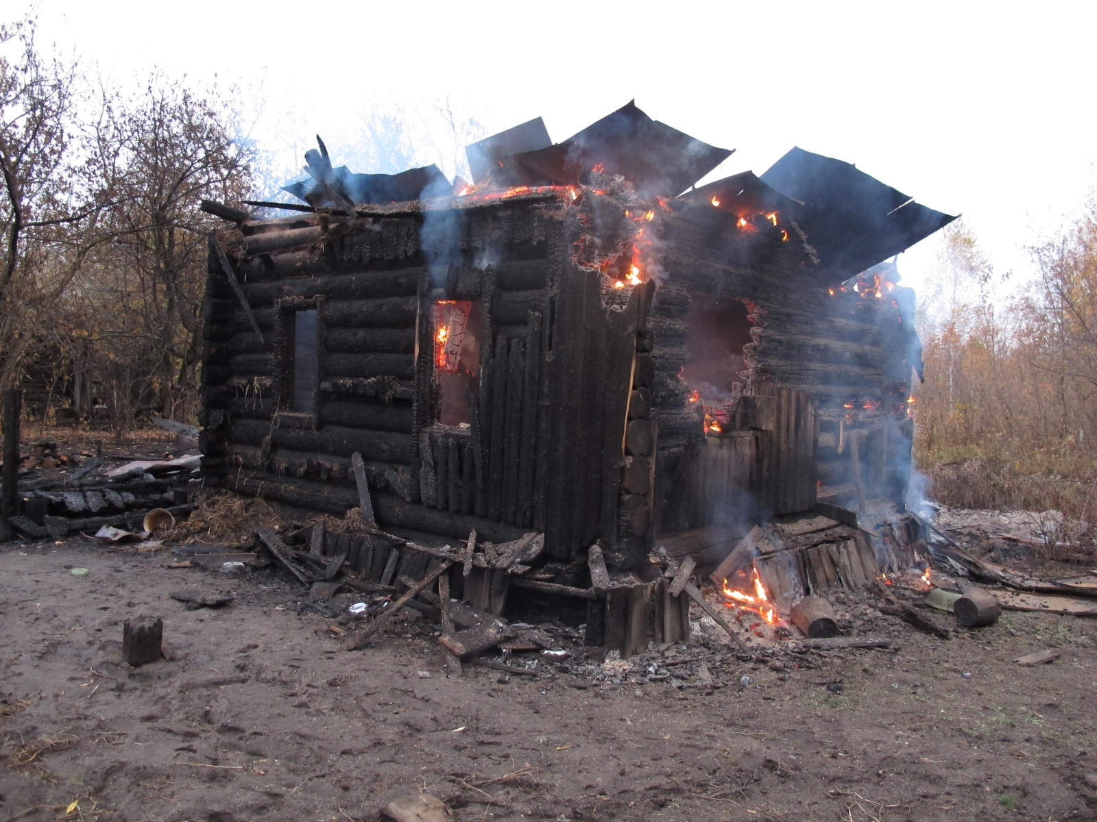 Житель Мордовии убил 98-летнюю пенсионерку и сжег ее дом, чтобы замести следы
