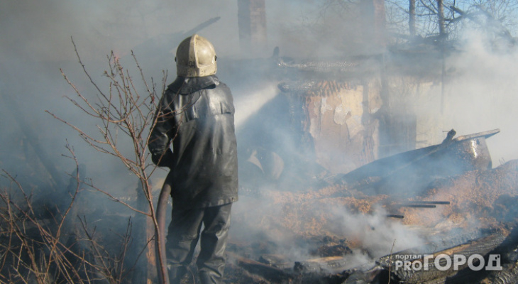 В Саранске при пожаре в жилом доме пострадал один человек