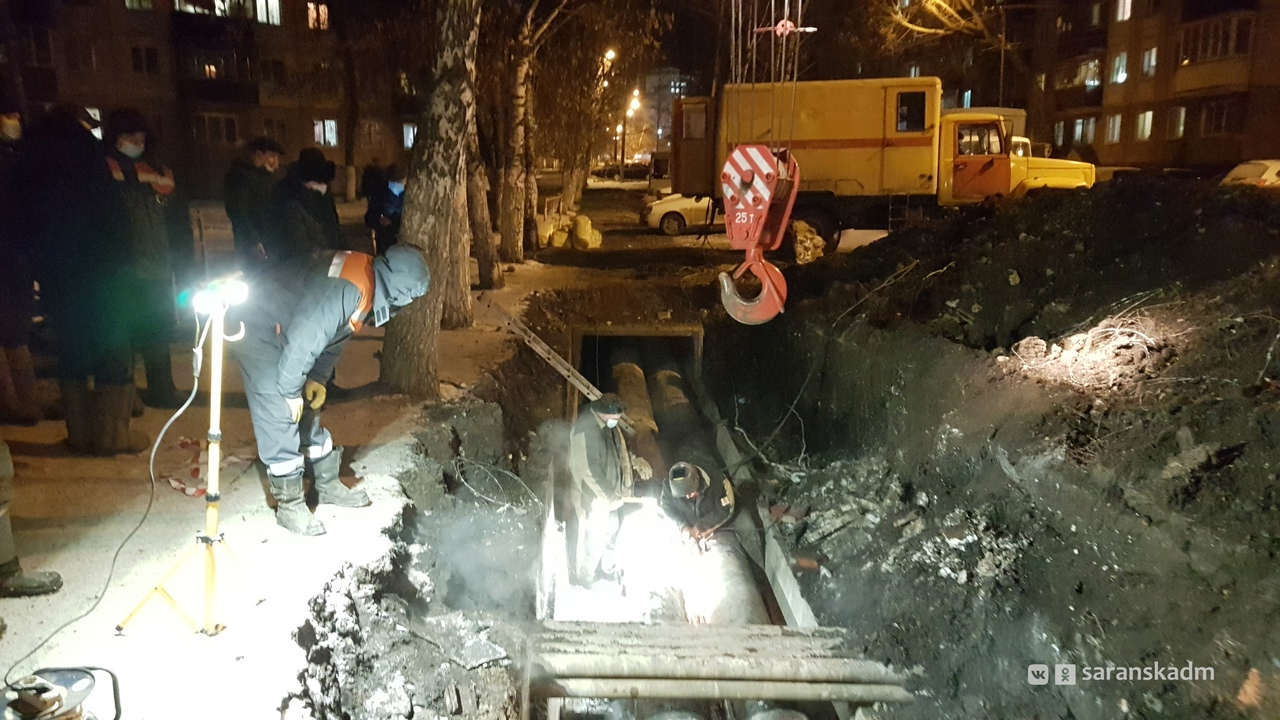 Мэр Саранска инициировал проведение перерасчета за отсутствие тепла и горячей воды в домах из-за аварии