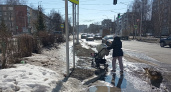 Жители Саранска жалуются на грязь и лужи на тротуарах