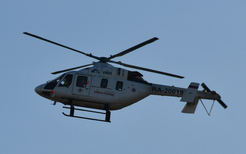 Вертолет «Ансант» доставил в Саранск тяжелобольного пациента из Атяшево