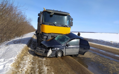 В Рузаевском районе Мордовии в ДТП с грузовиком погибла 41-летняя женщина